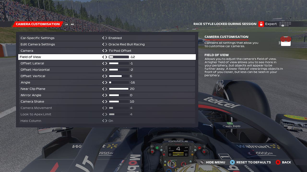 F1 22 Realistic Camera Settings Realistic Settings For All Cars