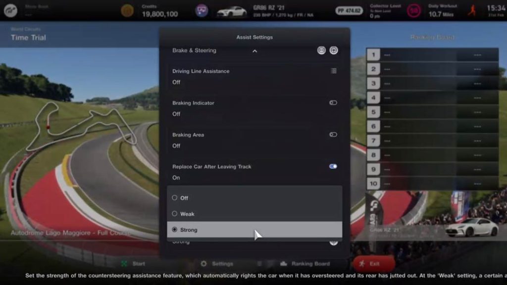 Best Gran Turismo 7 Assist Settings All Settings Explained