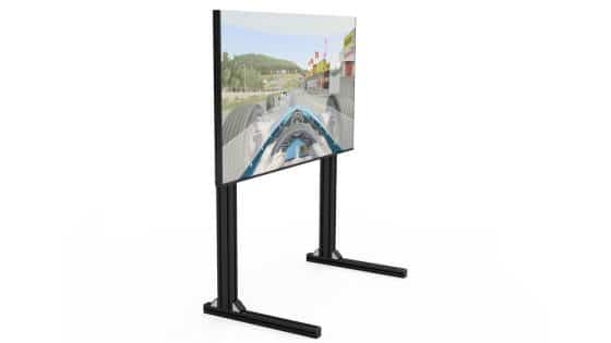 Sim racing single monitor stand