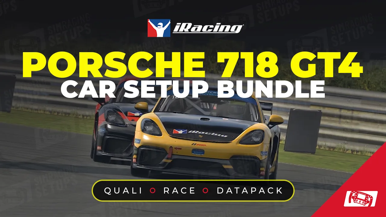 iRacing Setup Bundle – Porsche 718 Cayman GT4 Sim Racing Setups