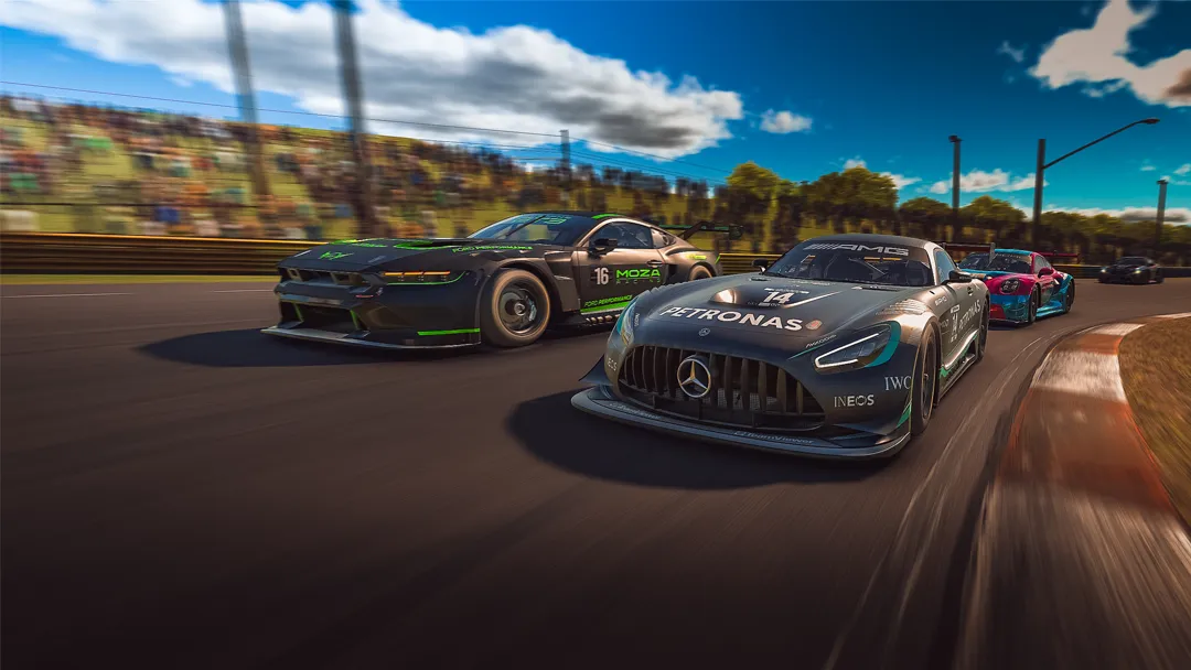 iRacing Mercedes-AMG GT3 car gameplay