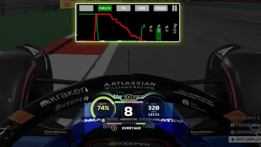 F1 25 Overlapping throttle and brake