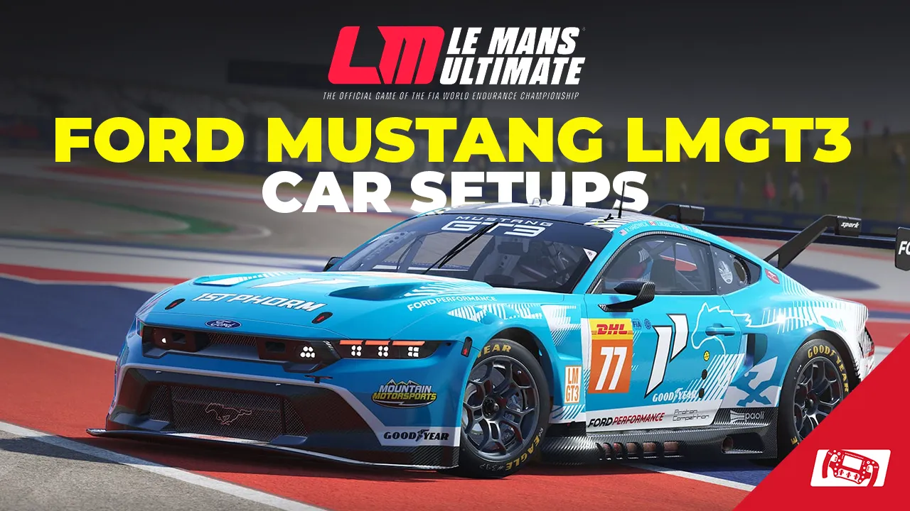 LMU Setup Ford Mustang LMGT3