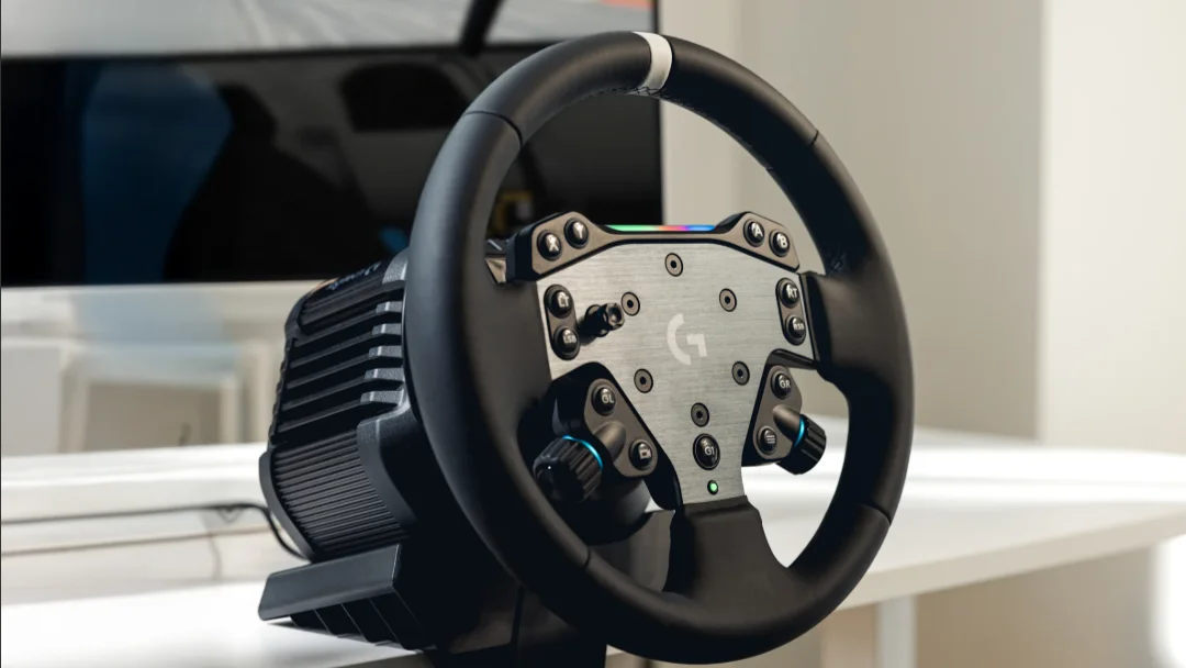 Logitech RS50 and steering wheel