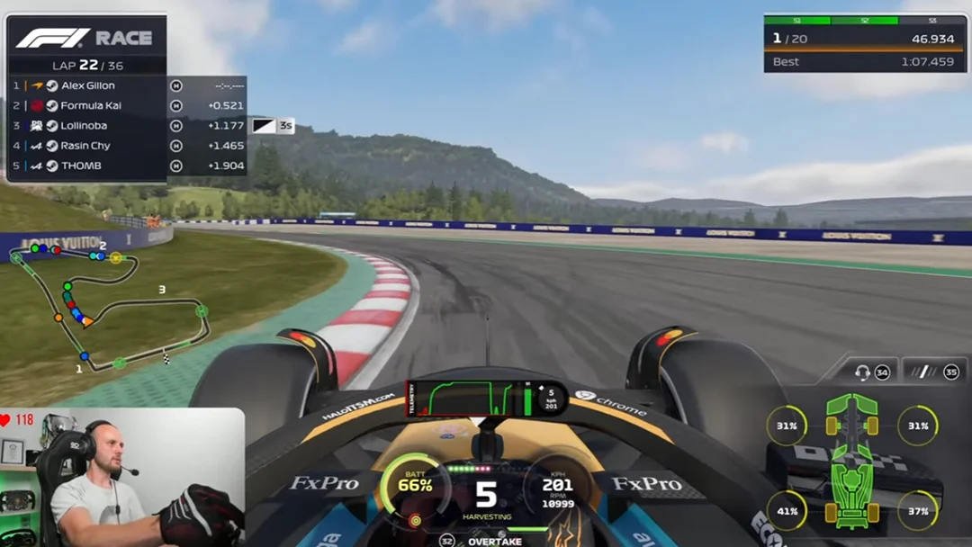 F1 25 Early throttle application