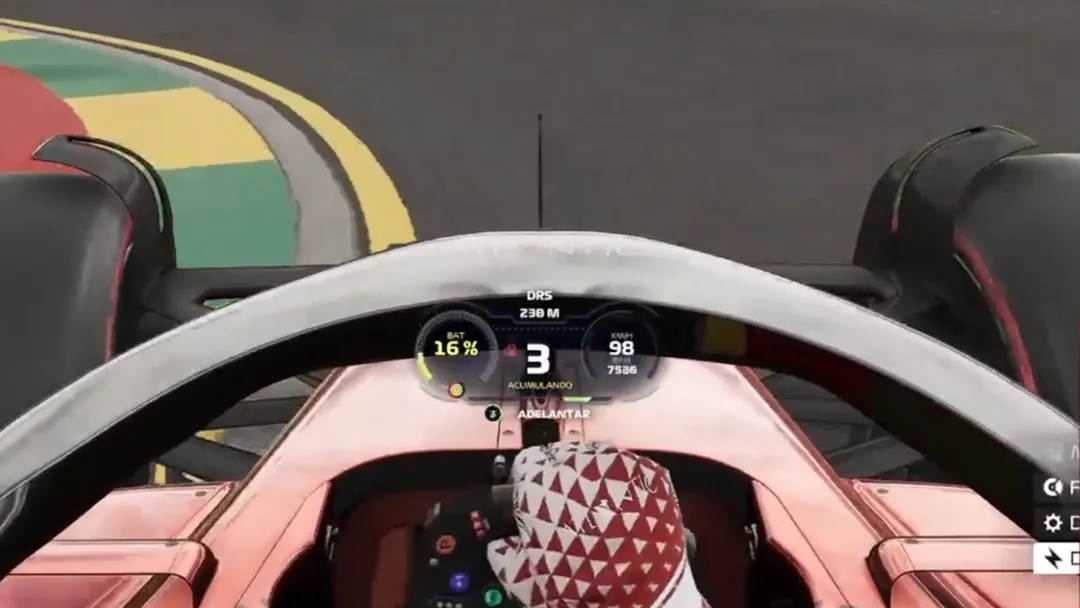 F1 25 Throttle jump gameplay example