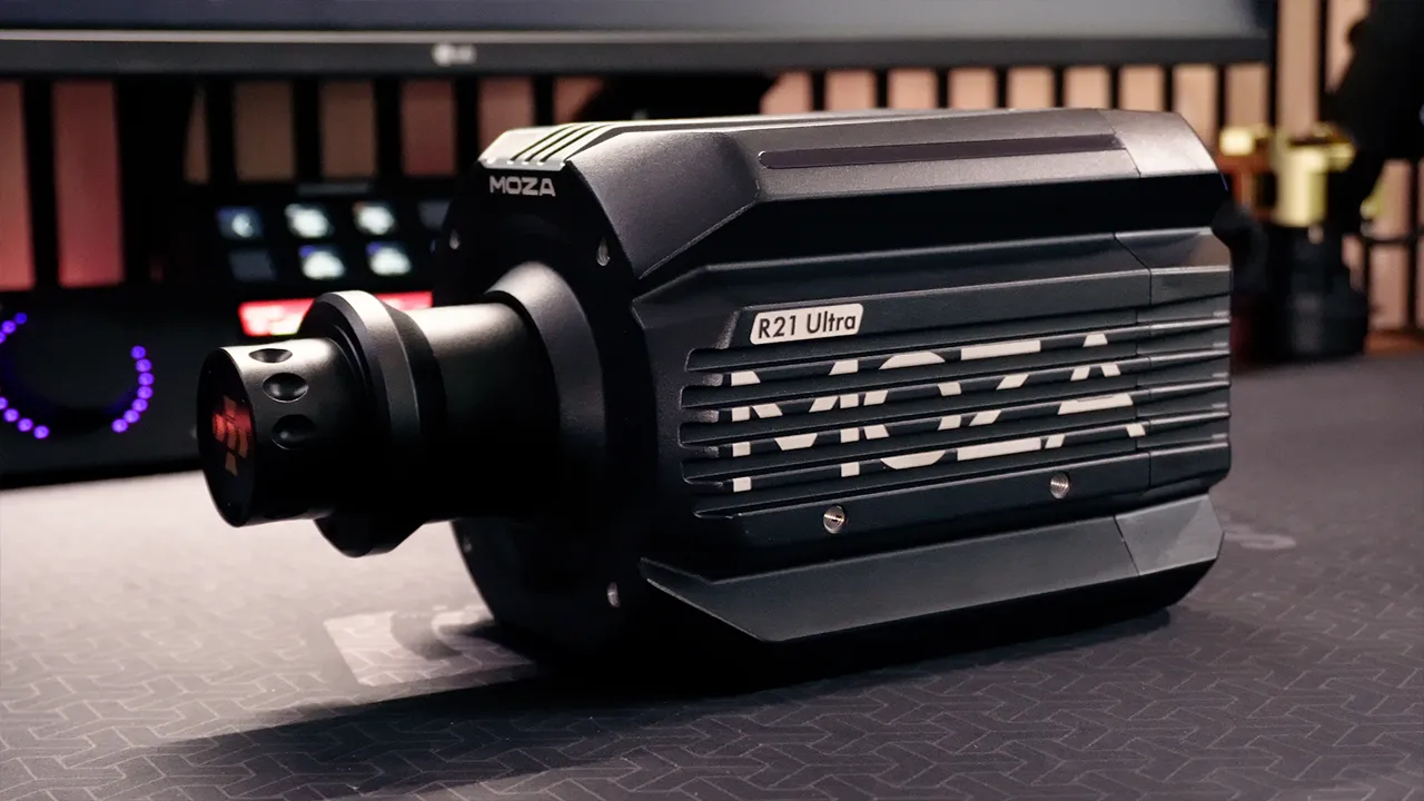 MOZA R21 Ultra design of the wheel