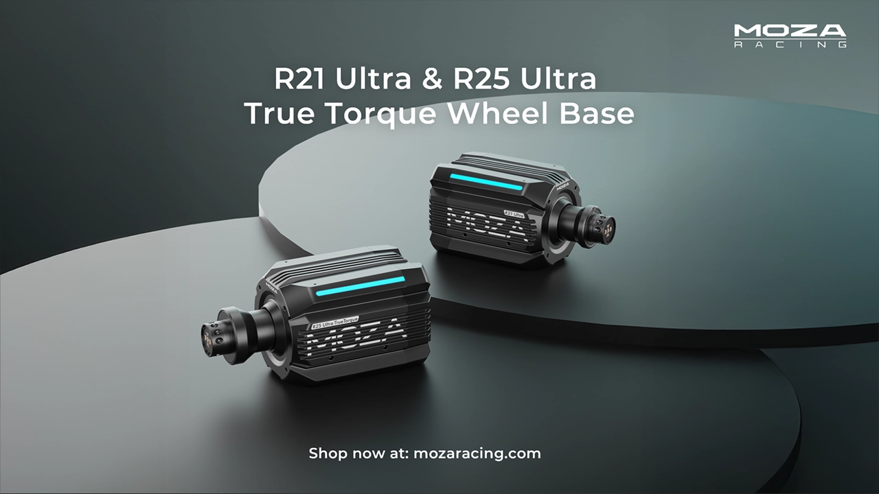 MOZA R21 and R25 Ultra Wheel Bases
