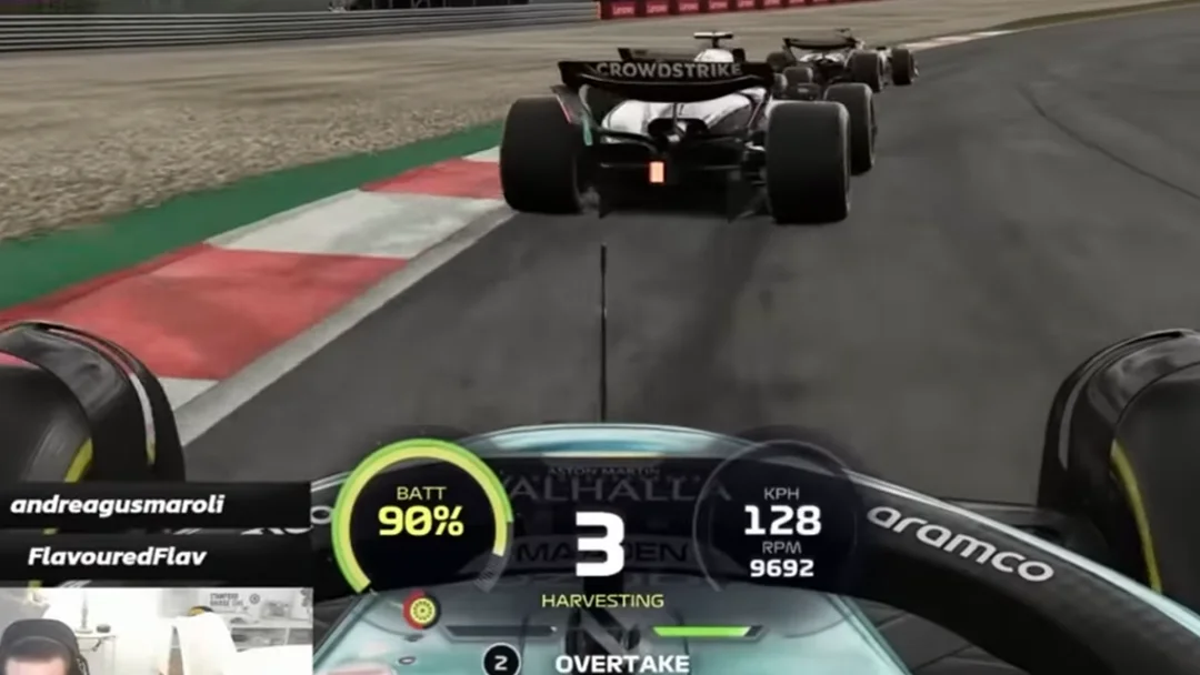 Overlapping throttle and brake inputs in F1 25