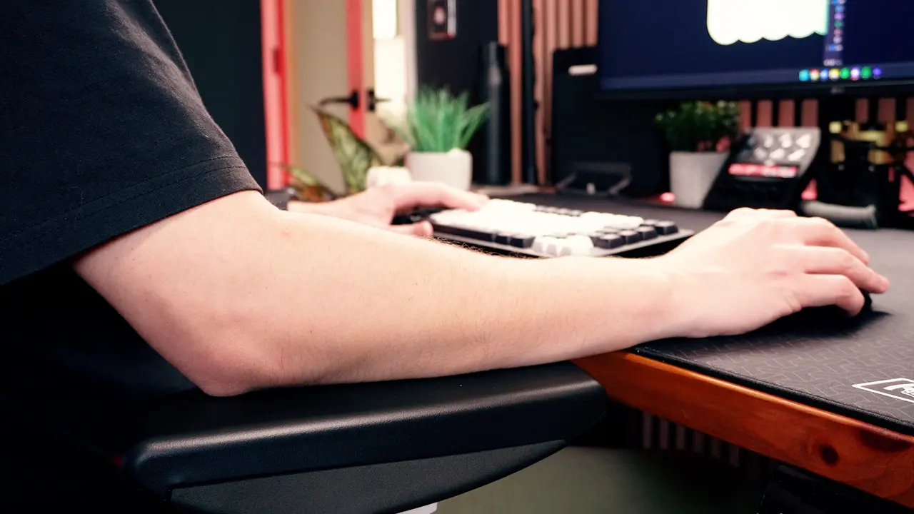 Herman Miller Desk armrest position