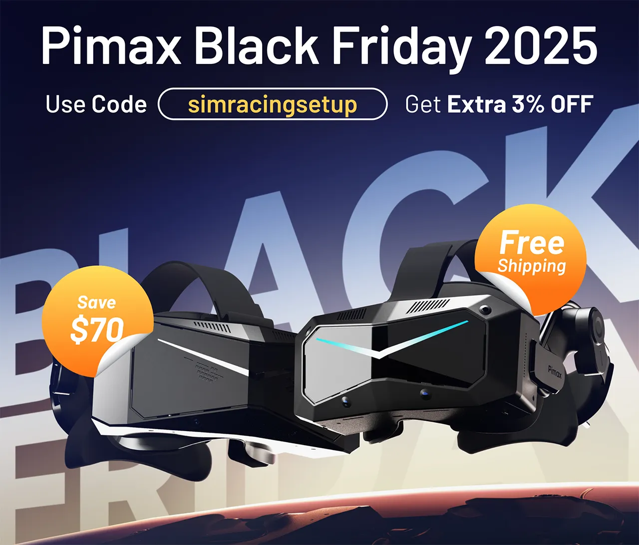 Pimax Black Friday discount exclusive code