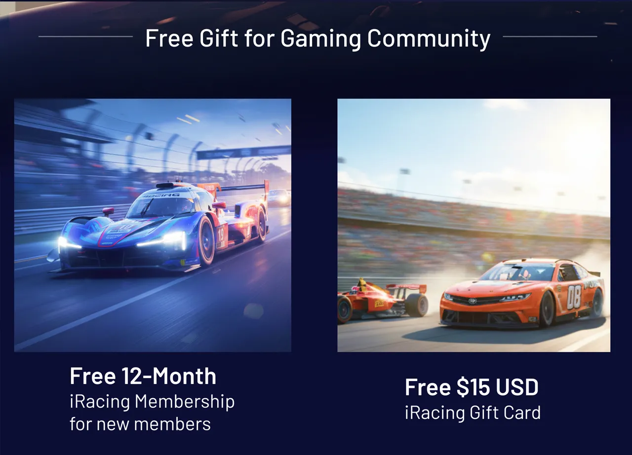 Pimax iRacing free Black Friday gift