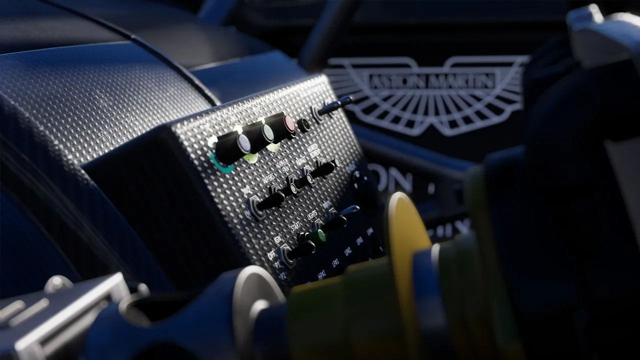 Project Motor Cars Aston Martin car interior