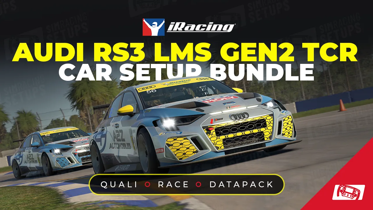 Audi RS3 LMS Gen2 TCR iRacing Setup Bundle