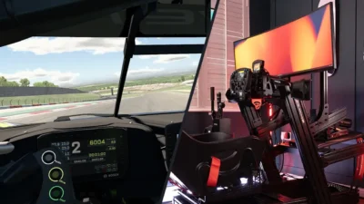 VR sim racing vs ultrawide monitor